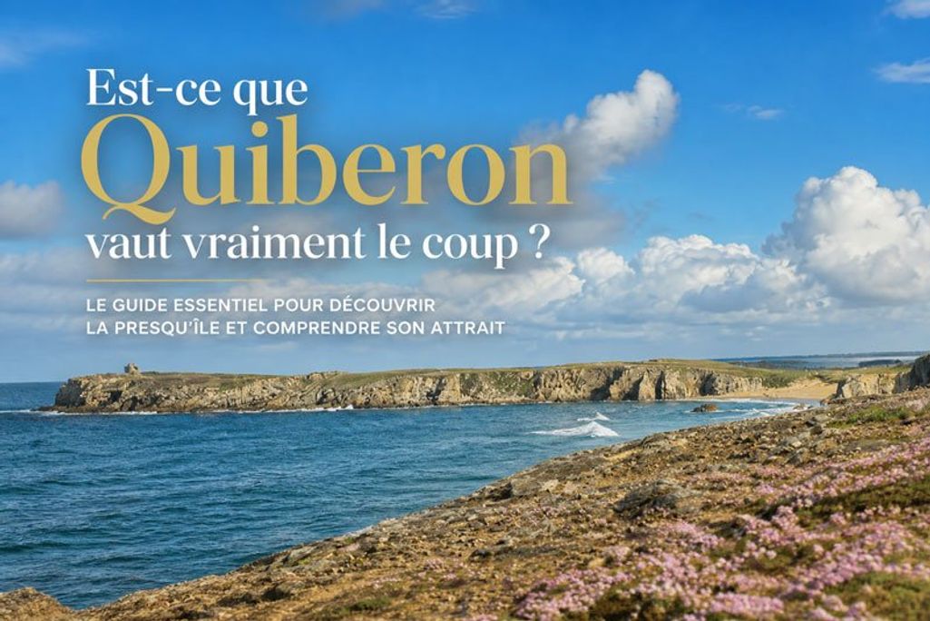 Côte Sauvage et paysage de la presqu’île de Quiberon