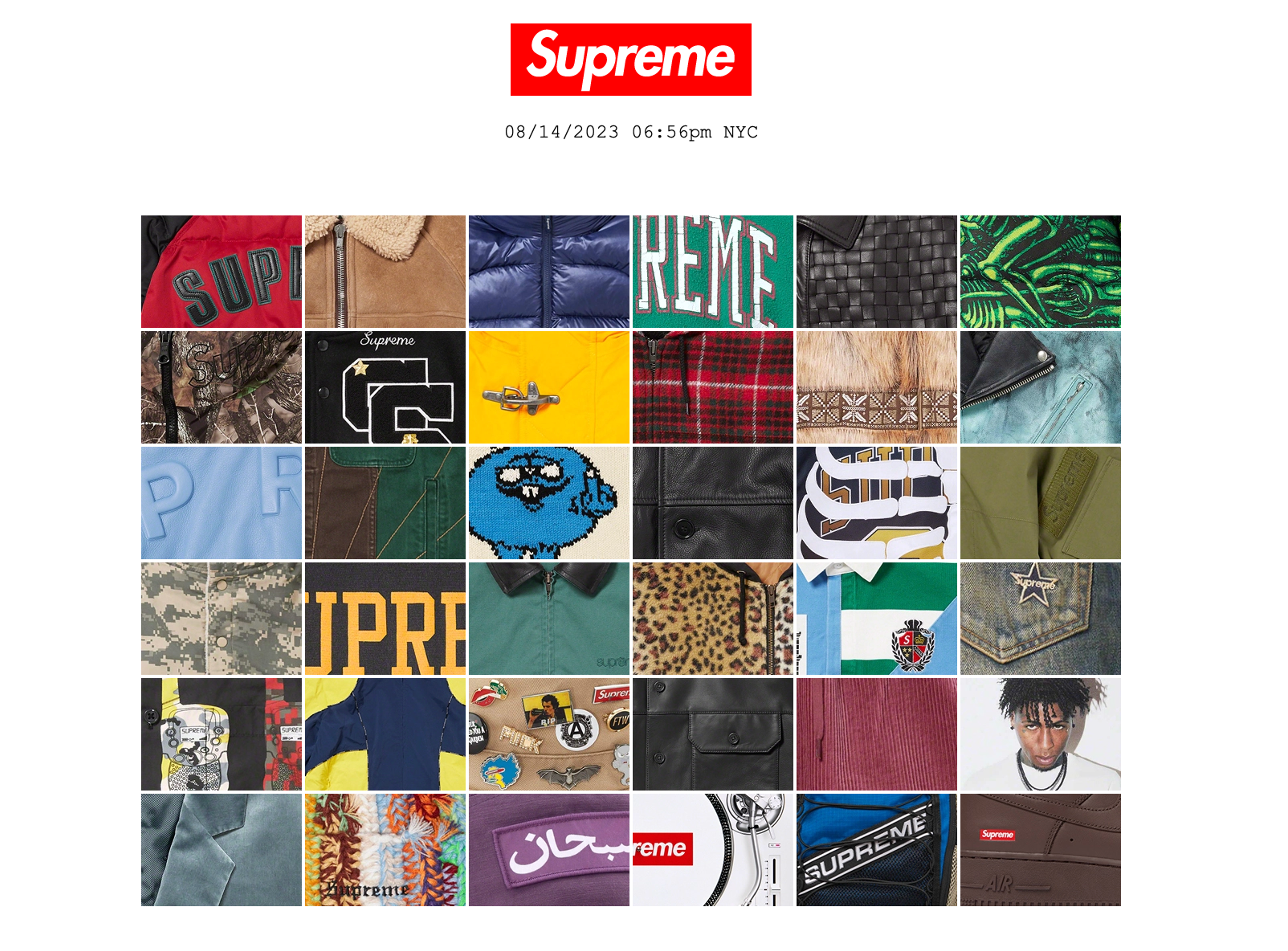 Supreme Fall / Winter 2023 (FW23) Preview