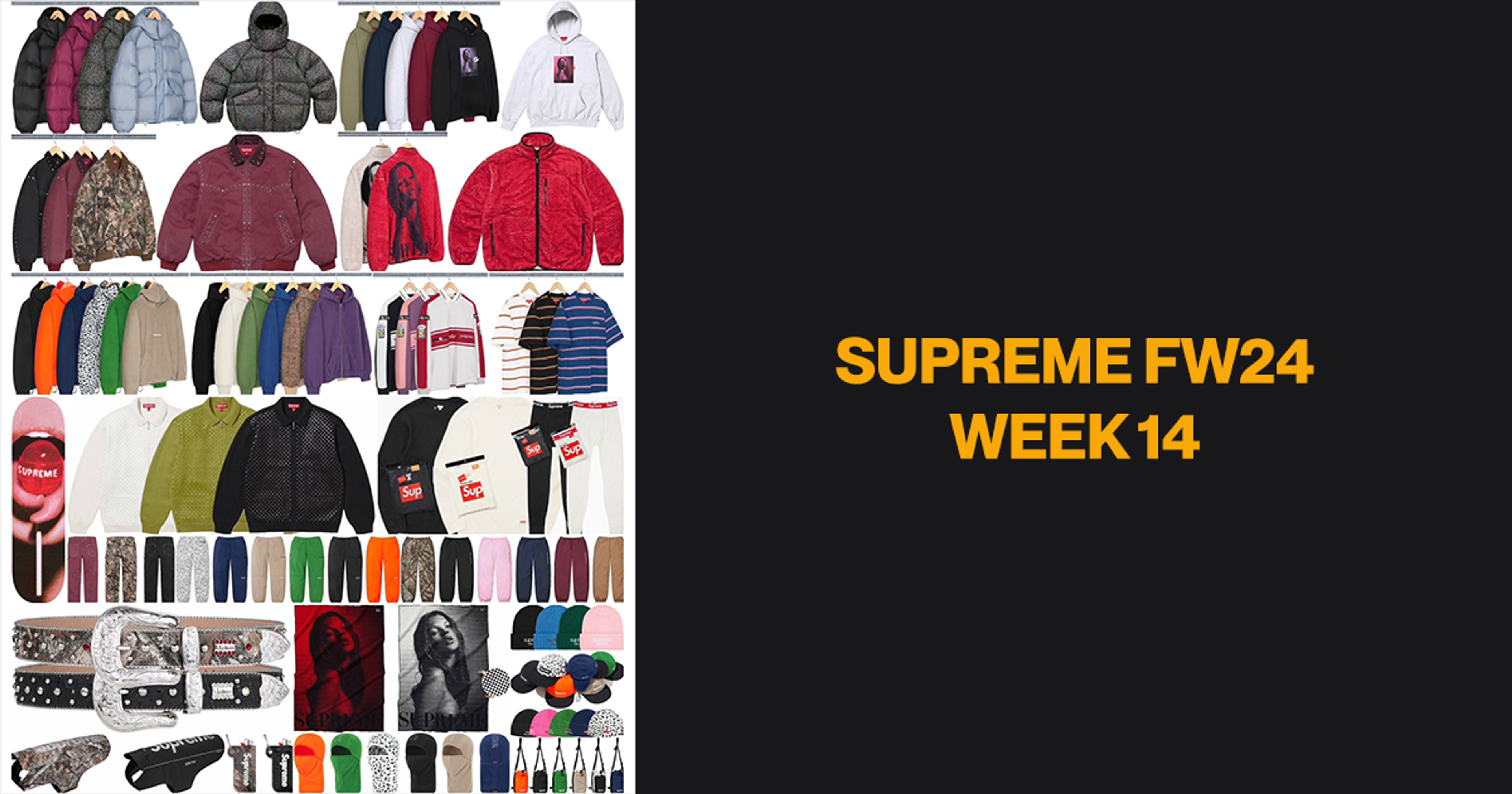 Supreme FW24 Week 14 Droplist