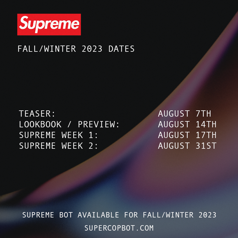 Fall/Winter 2023 Lookbook – Supreme