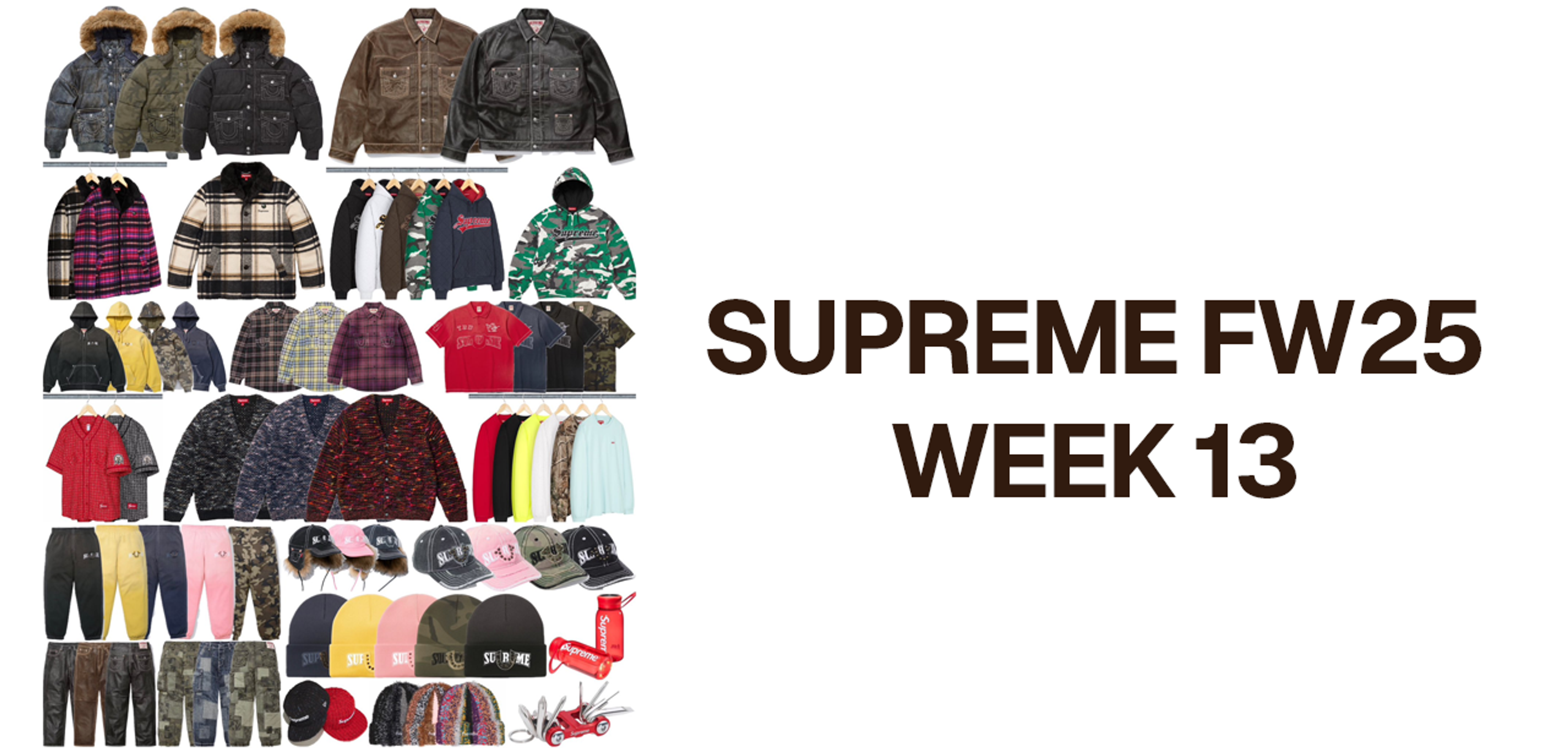 Supreme FW25 Week 13 Droplist
