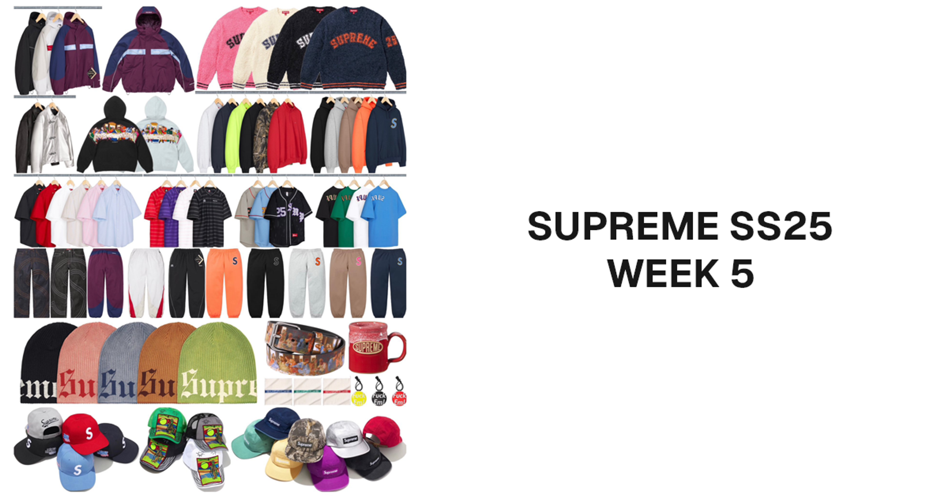 Supreme SS25 Week 5 Droplist