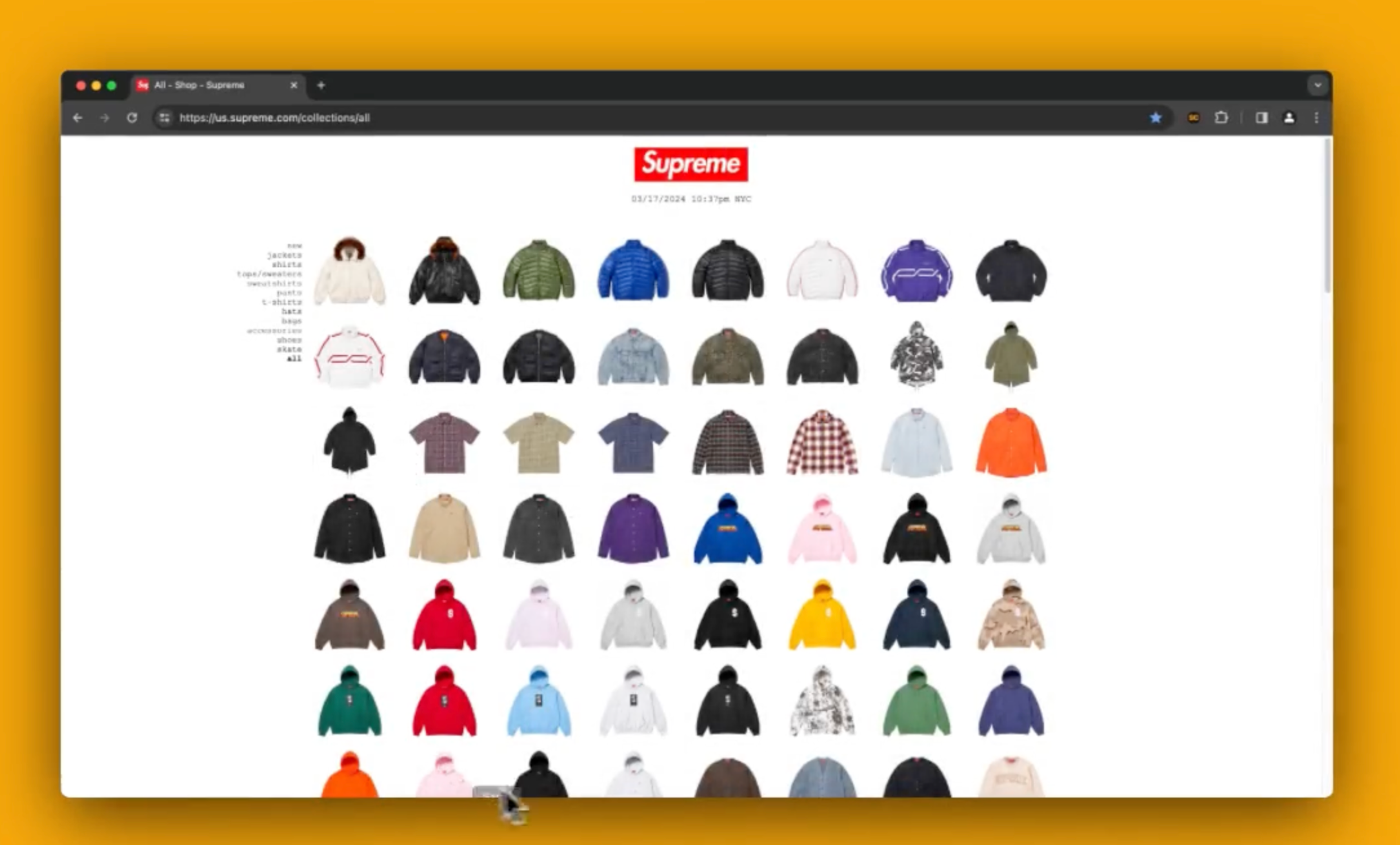 New Feature: Modify Supreme Webstore