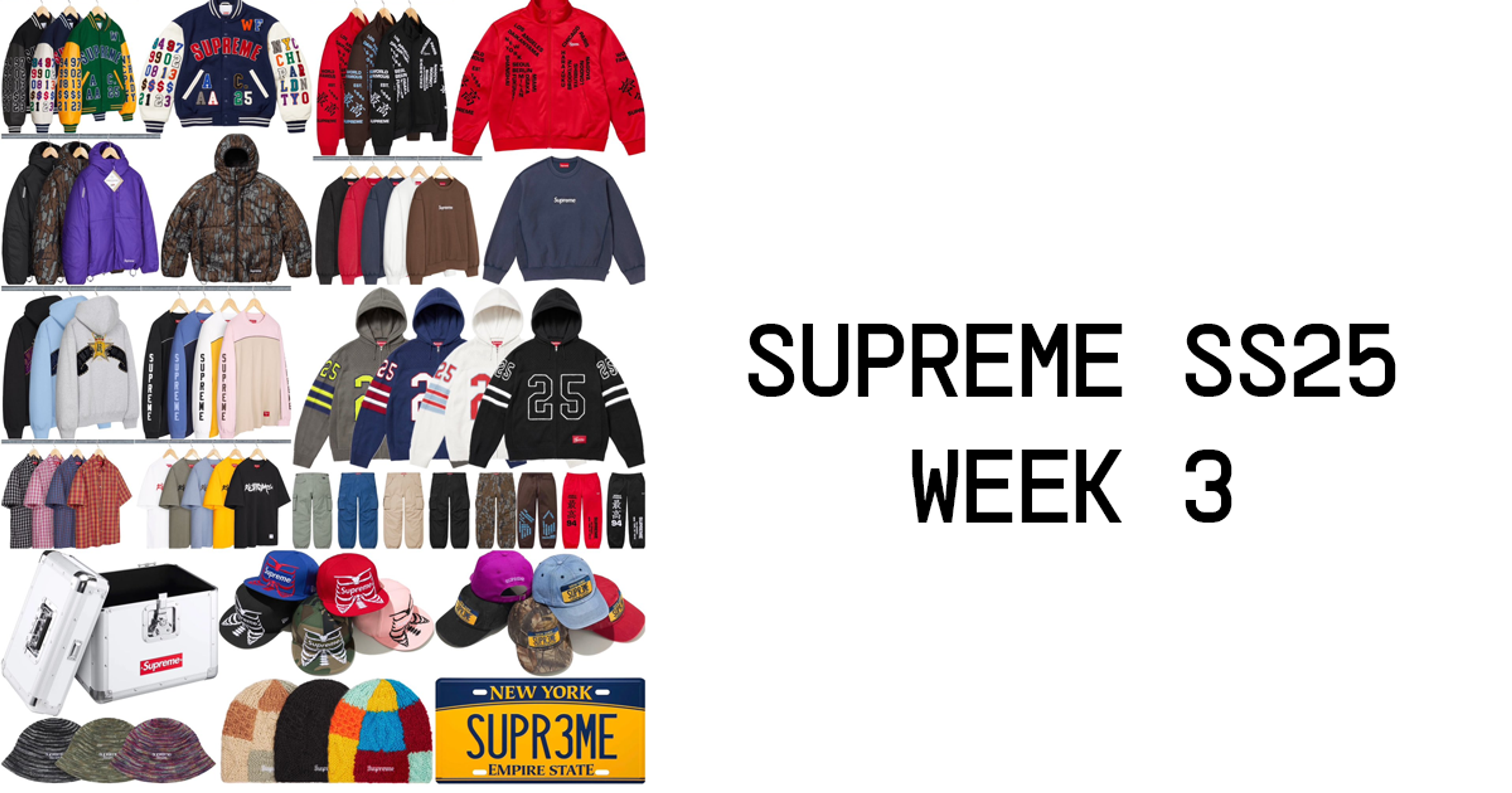 Supreme SS25 Week 3 Droplist