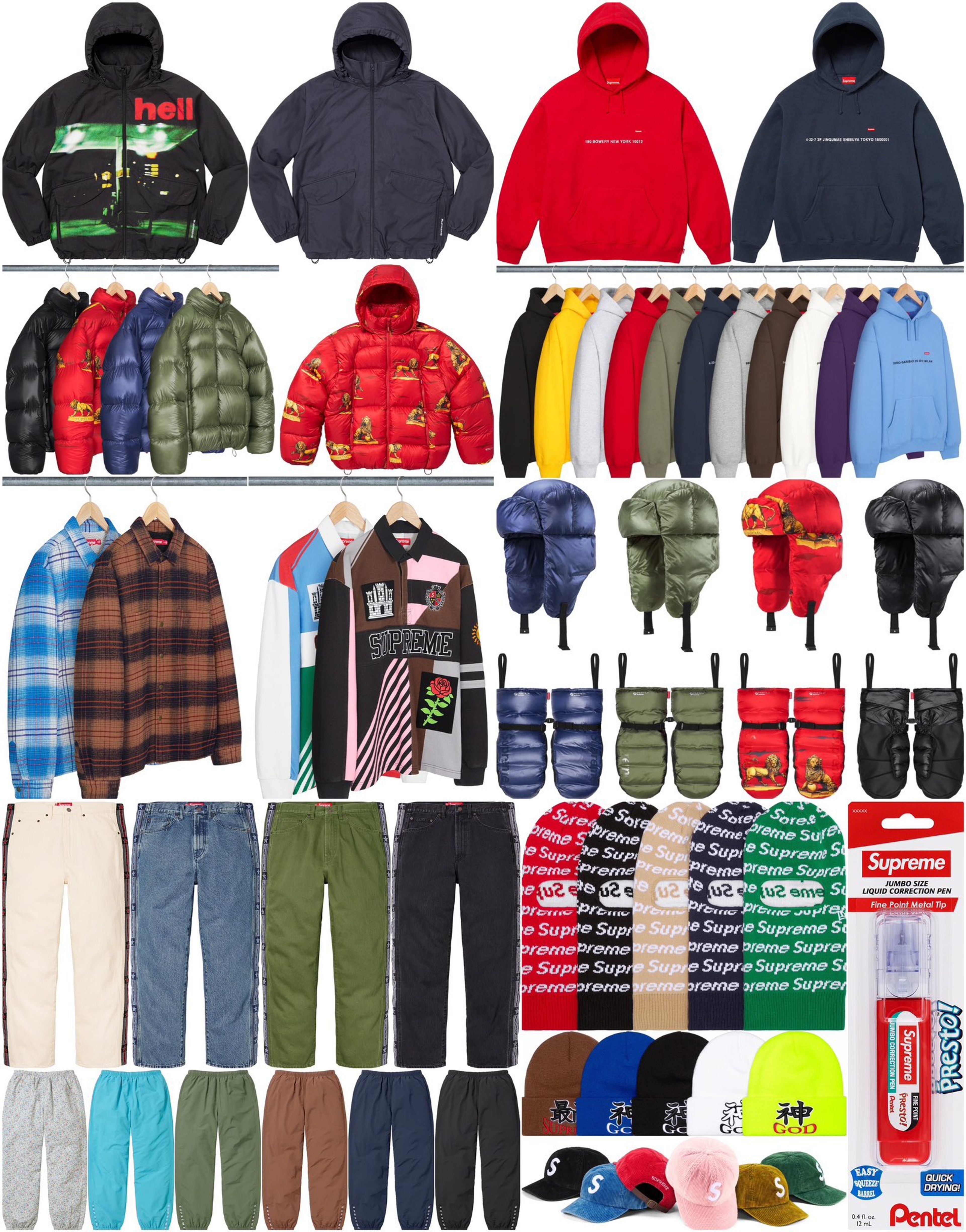 Supreme FW23 Week 12 Droplist & Keywords
