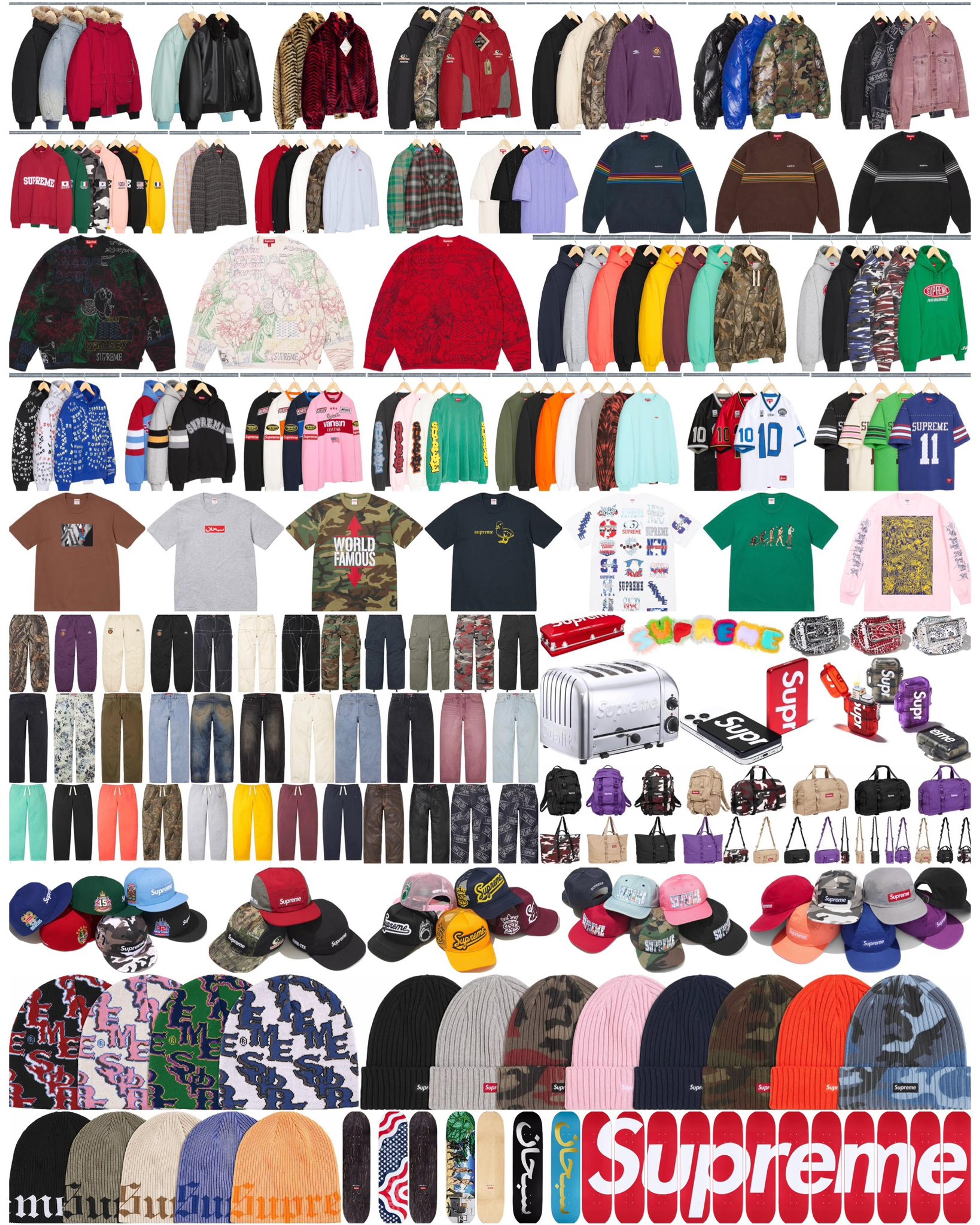 Supreme SS26 Week 1 Droplist