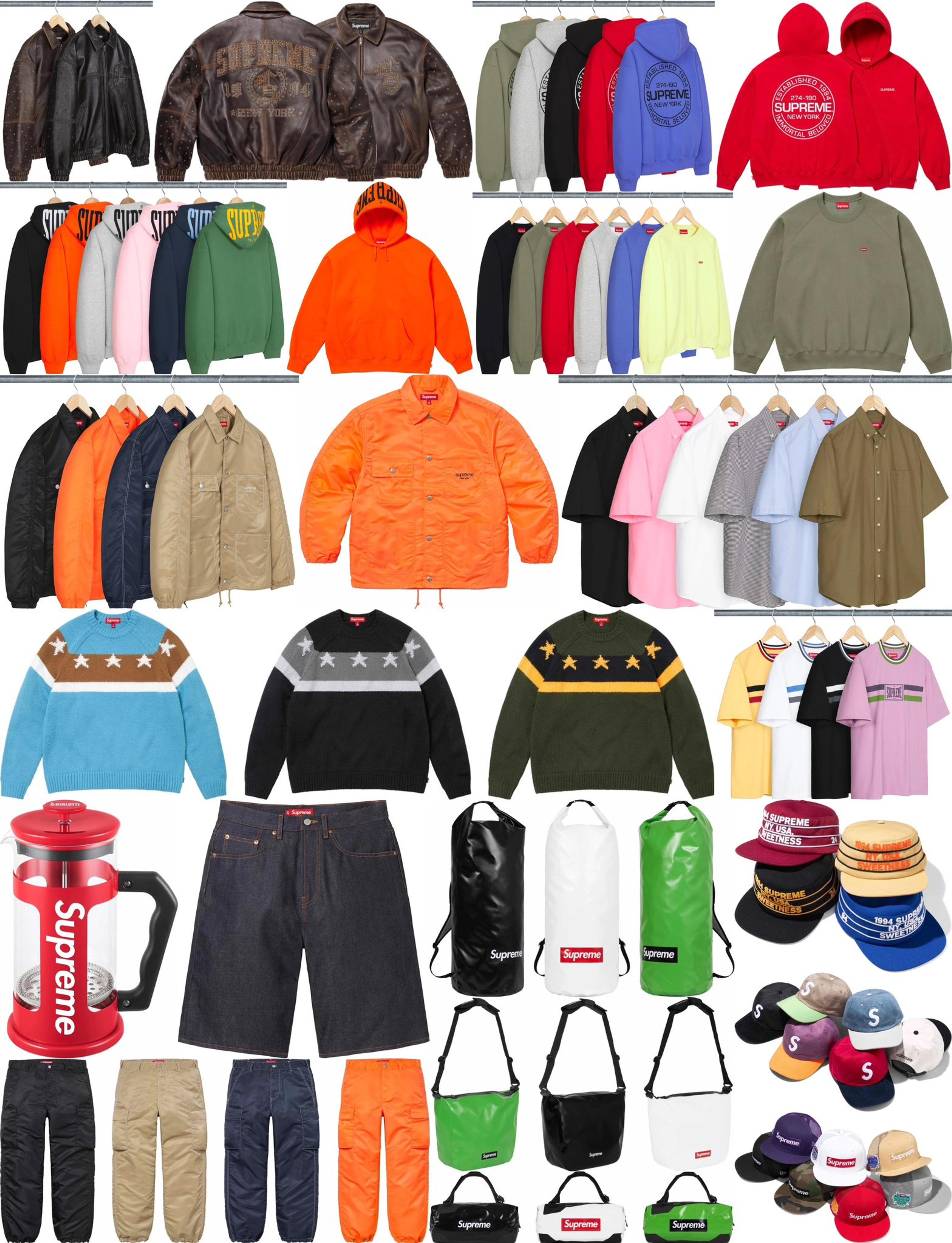 Supreme SS24 Week 8 Droplist