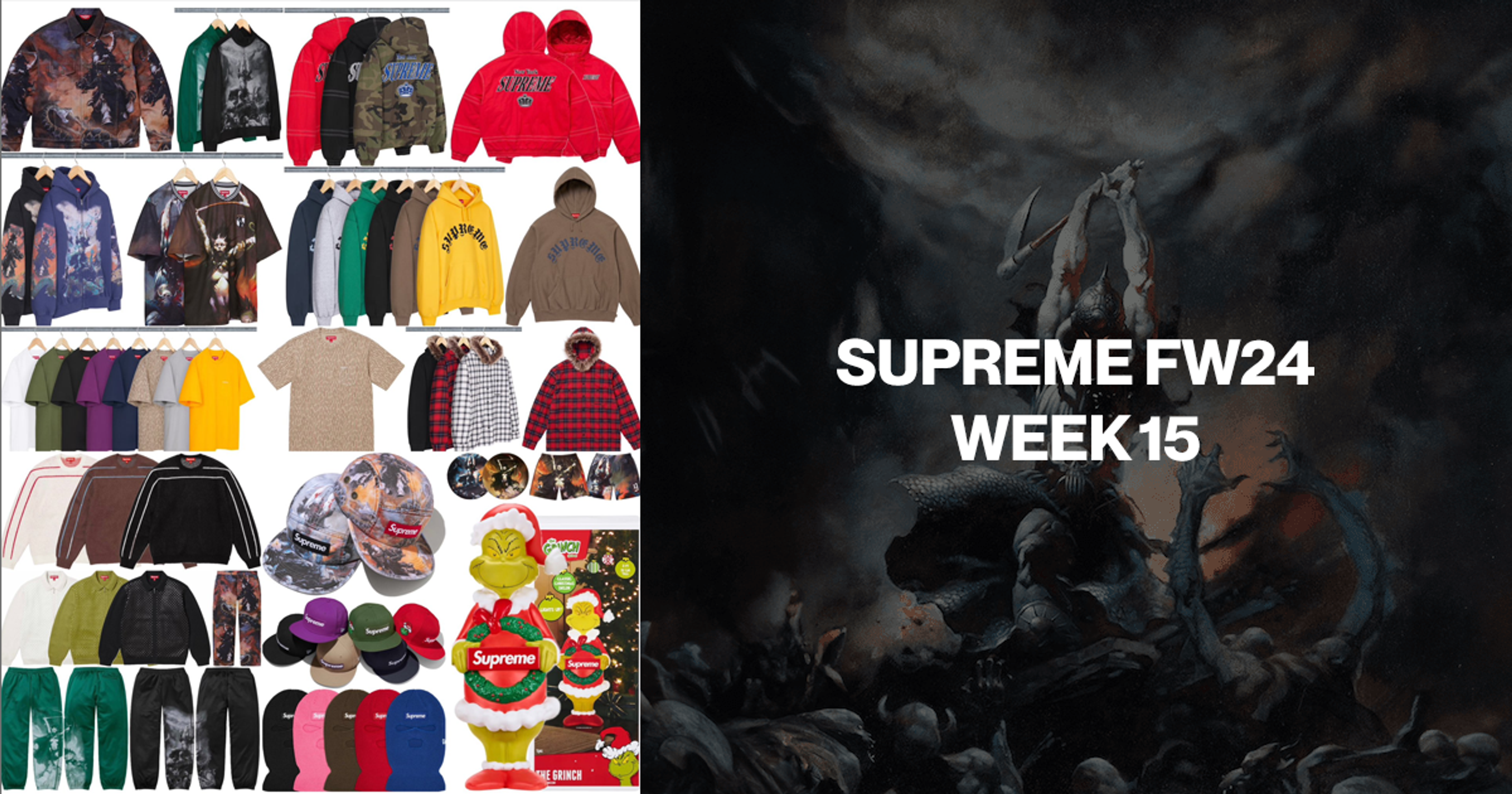 Supreme FW24 Week 15 Droplist