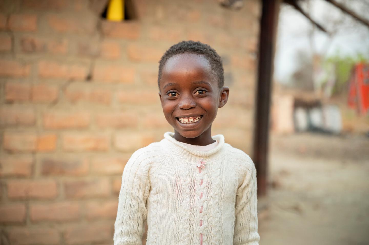 child in Zambia