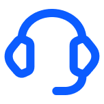 customer support icon headphone