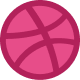 Logos dribbble icon logo
