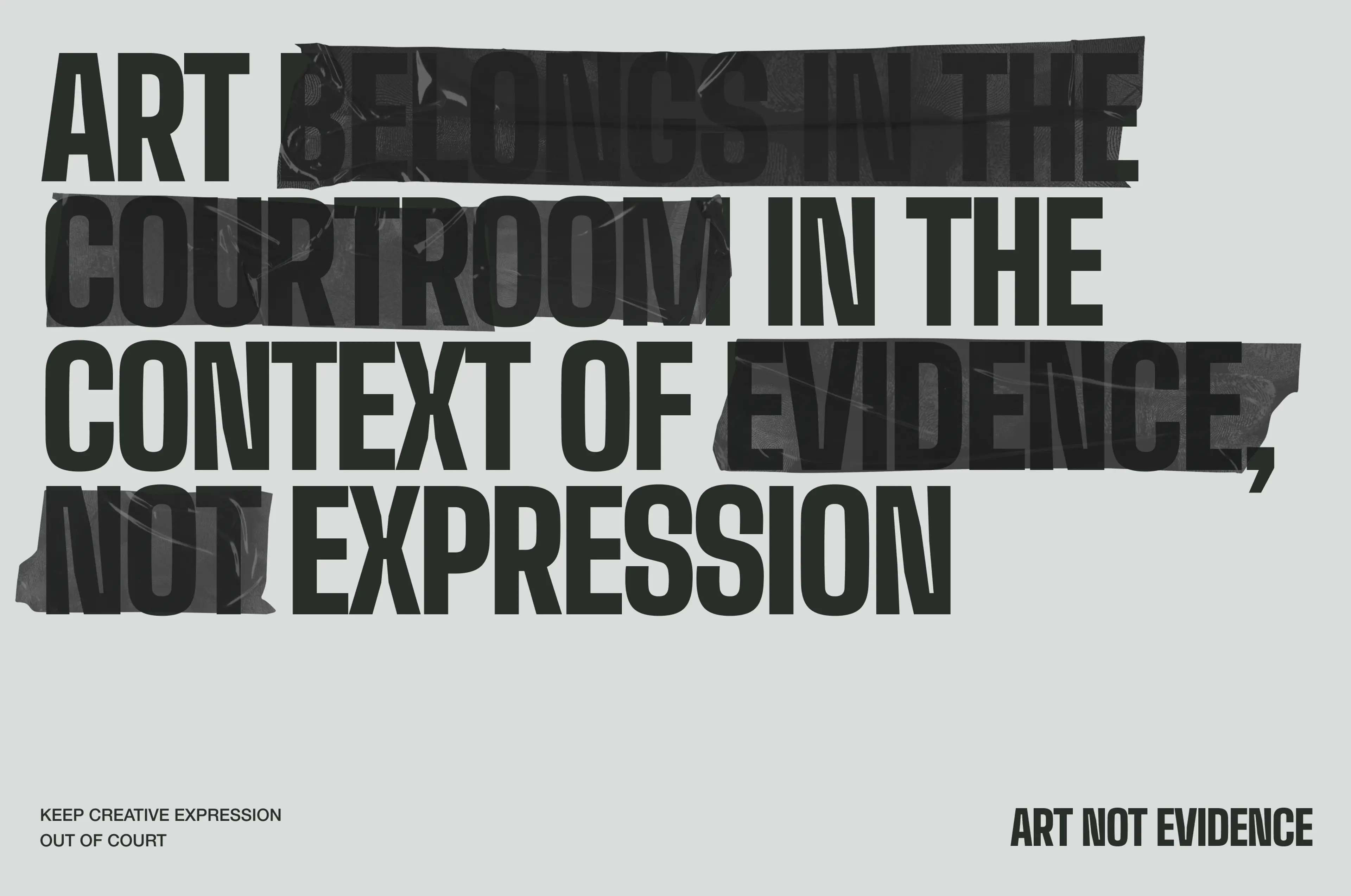 Art Not Evidence by Driftime®