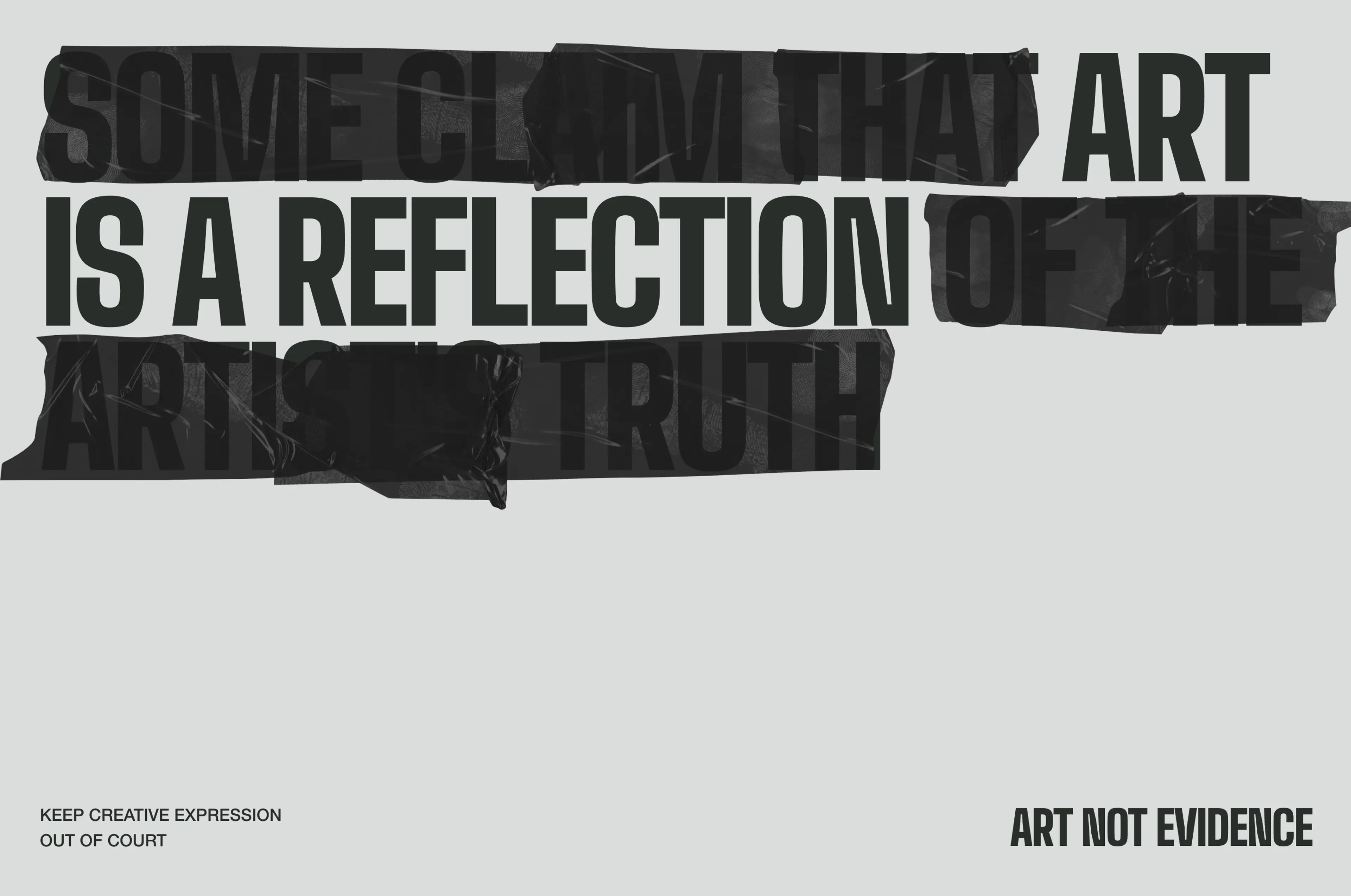 Art Not Evidence by Driftime®