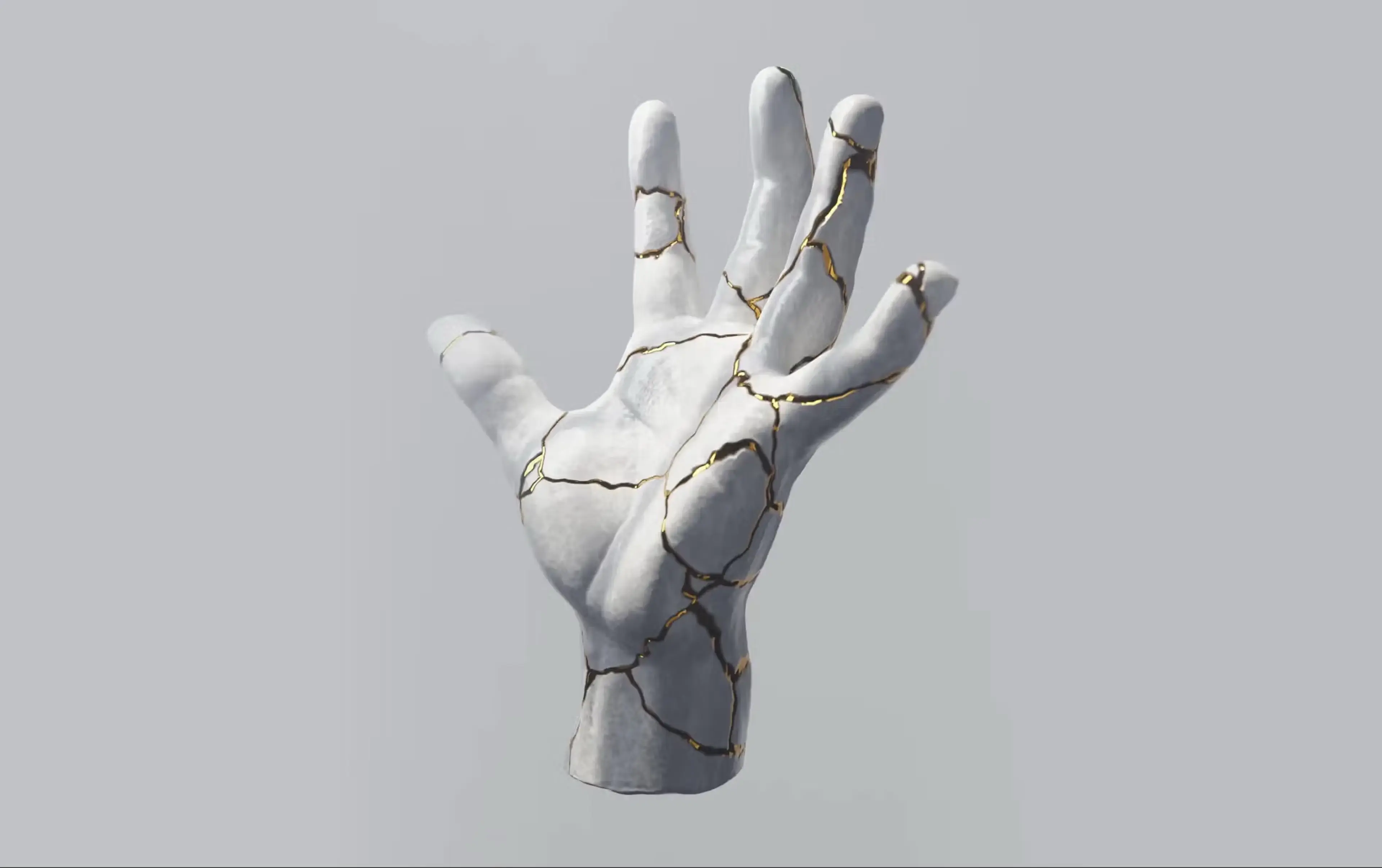 ceramic hand