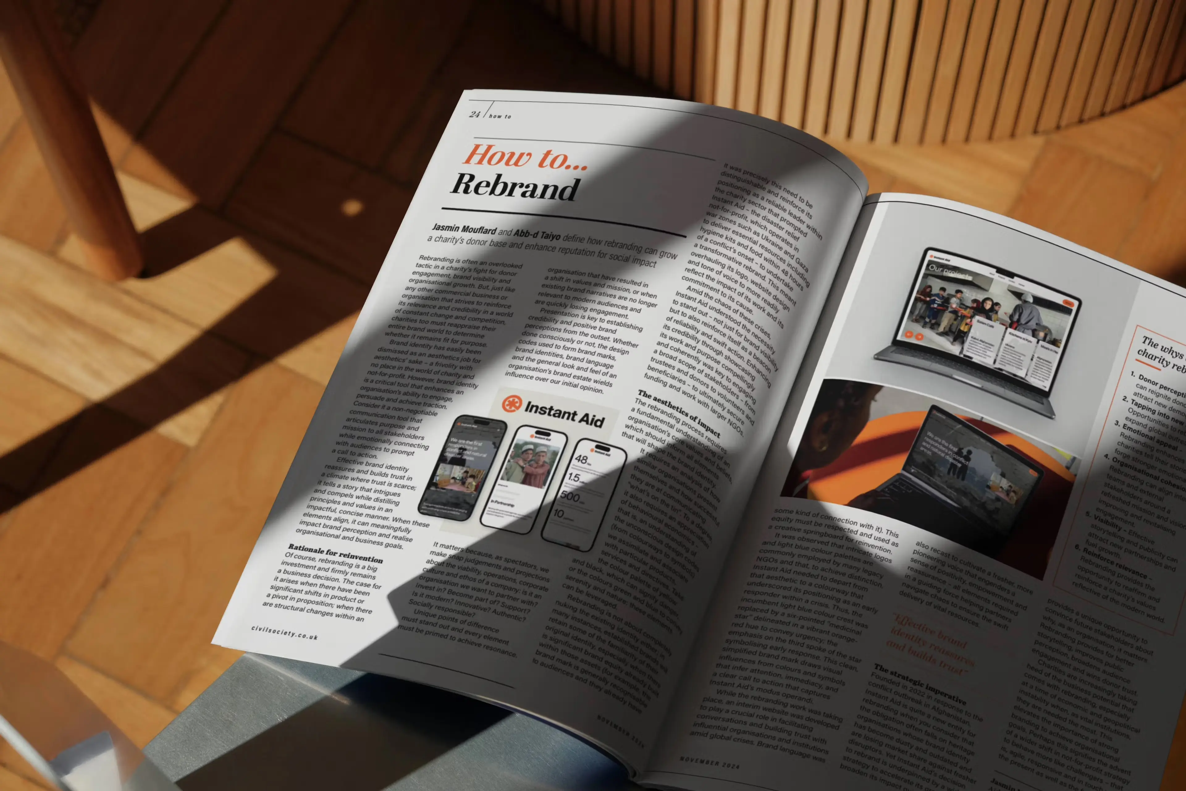 Instand Aid in the press