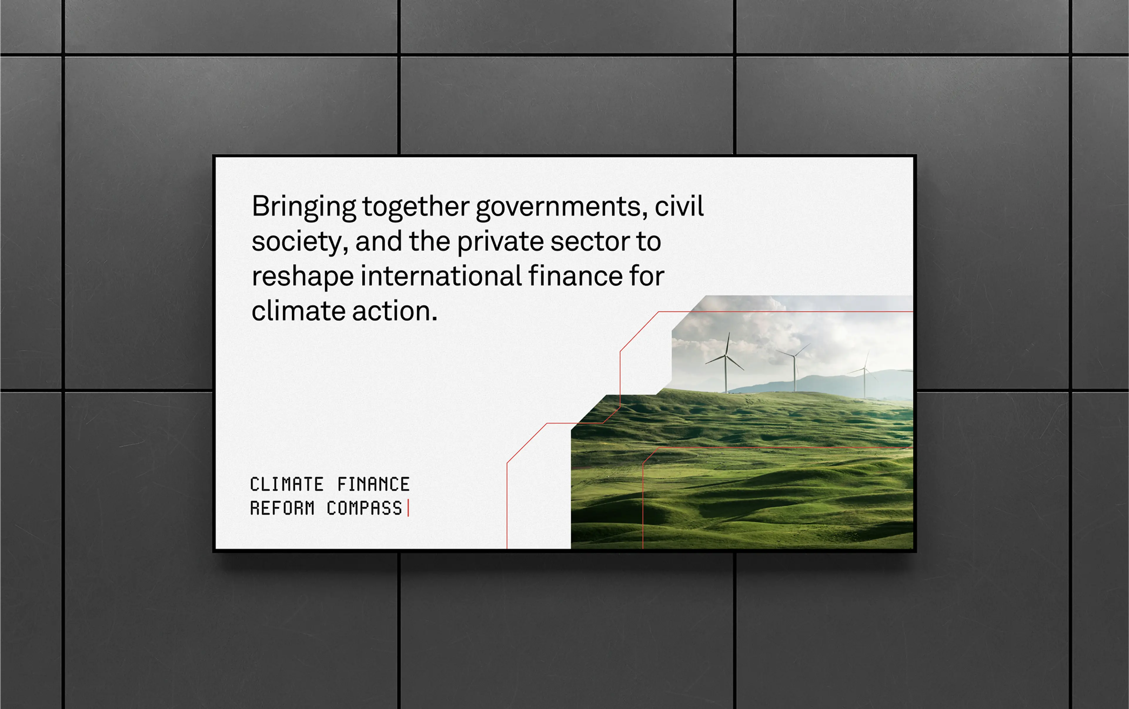 Climate Finance Reform Compass by Driftime®