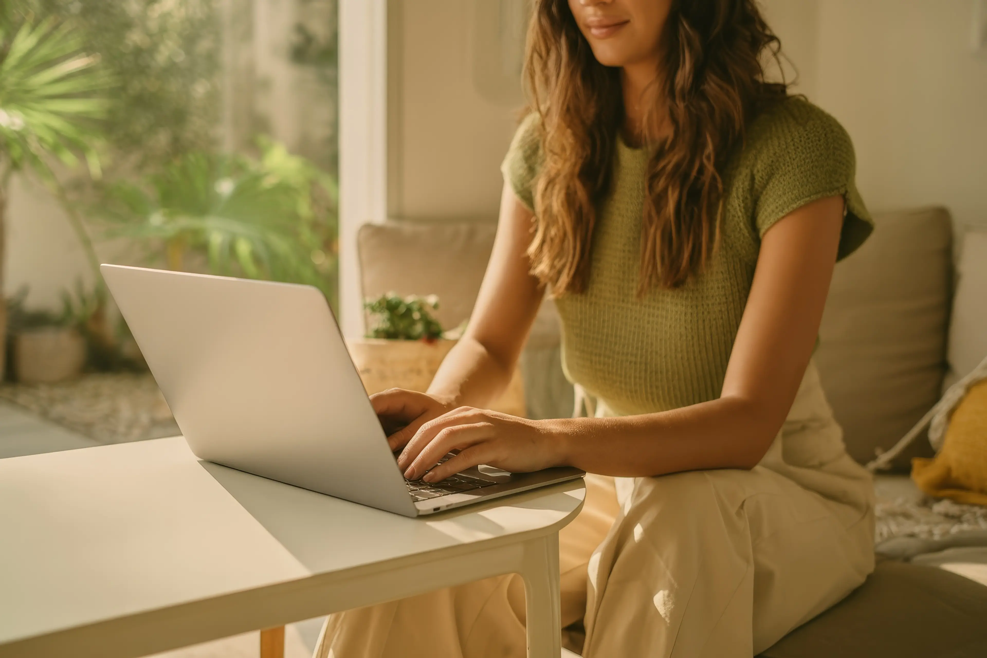 women on a laptop