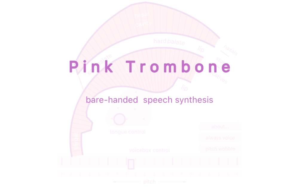 Screenshot of Pink Trombone