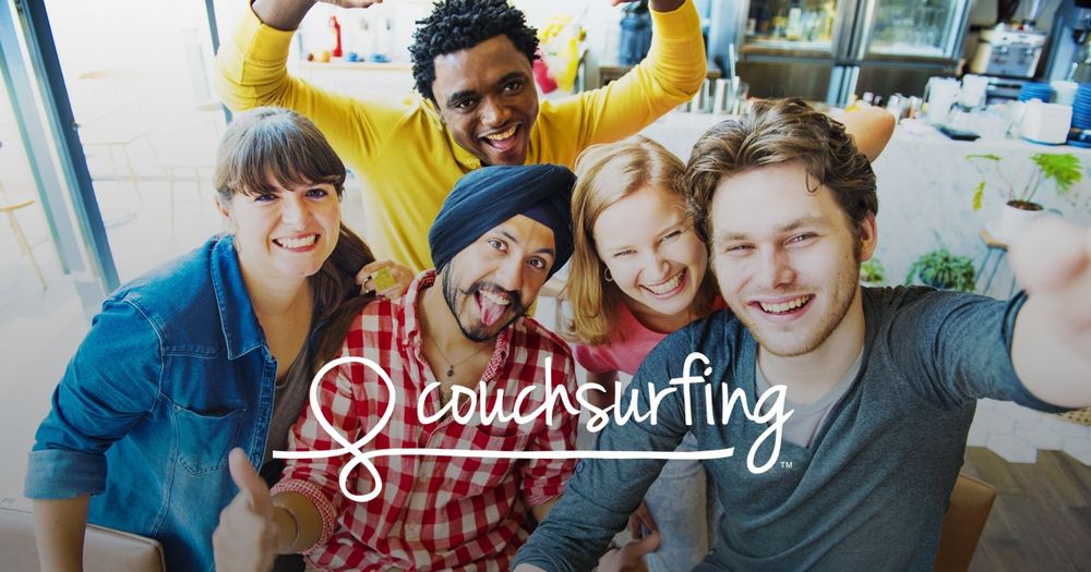 Screenshot of Couchsurfing