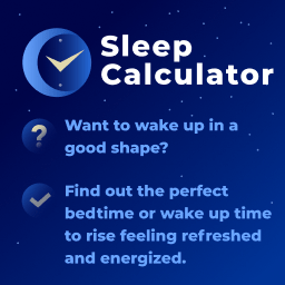 Screenshot of Sleep Calculator