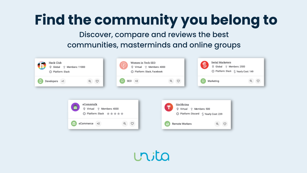 Screenshot of Unita
