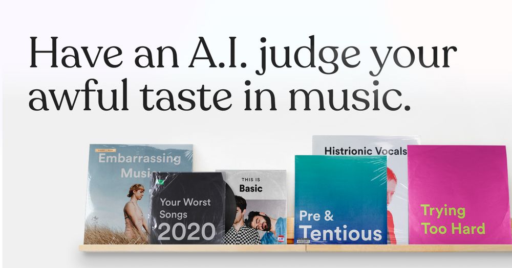 Screenshot of Judge My Spotify