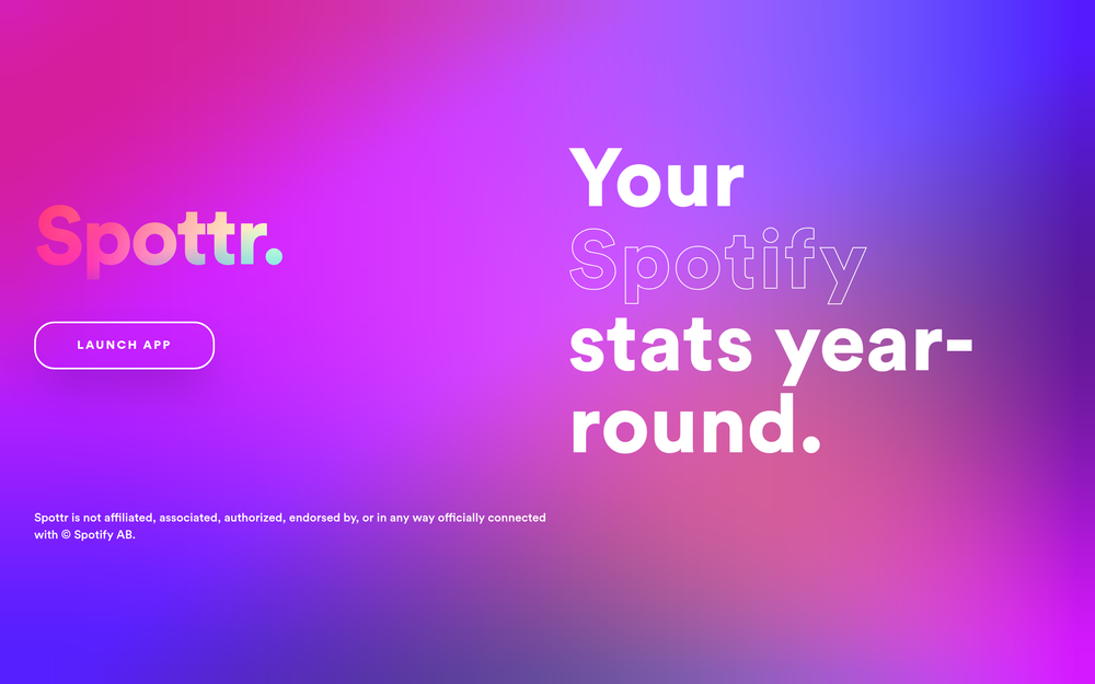 Screenshot of Spottr