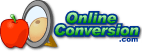 Screenshot of OnlineConversion.com