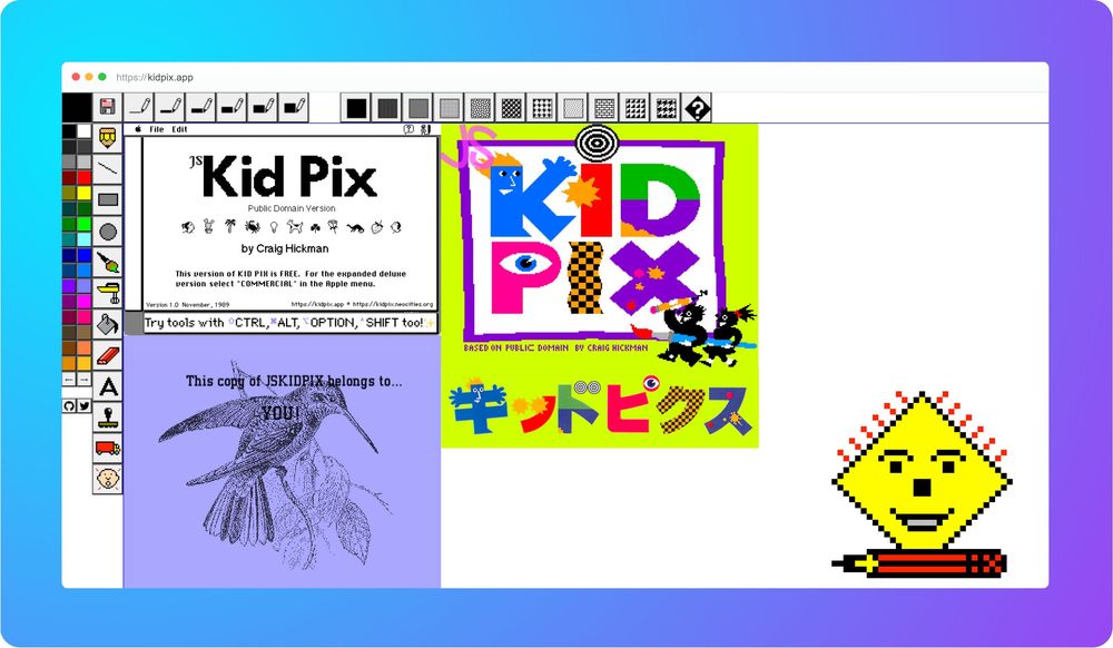 Screenshot of Kid Pix