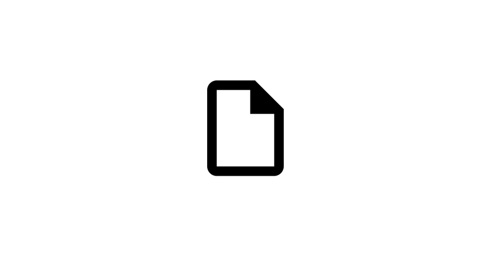 Screenshot of Blank Page