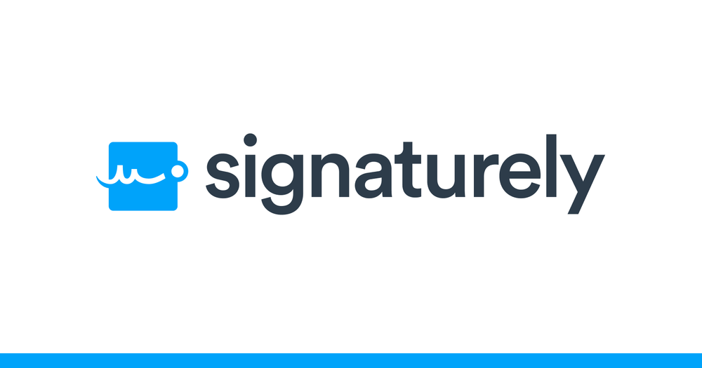 Screenshot of Signaturely