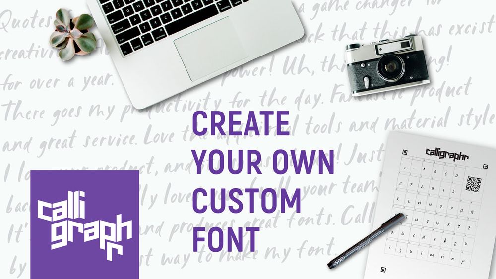 Screenshot of Calligraphr