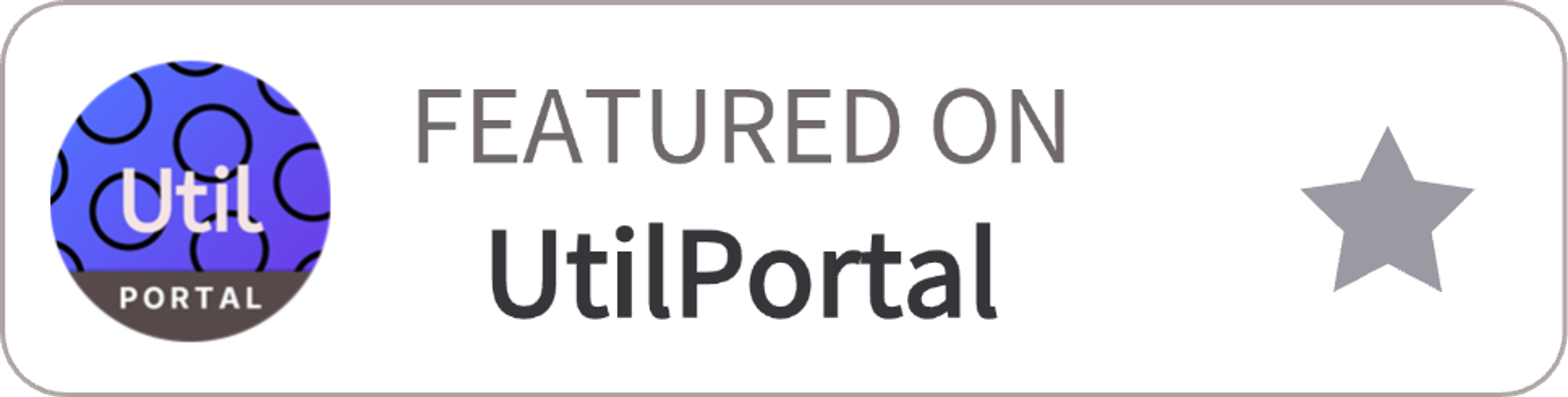 UtilPortal badge