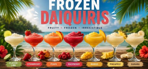 Lined up daiquiris