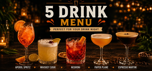 5 drink menu