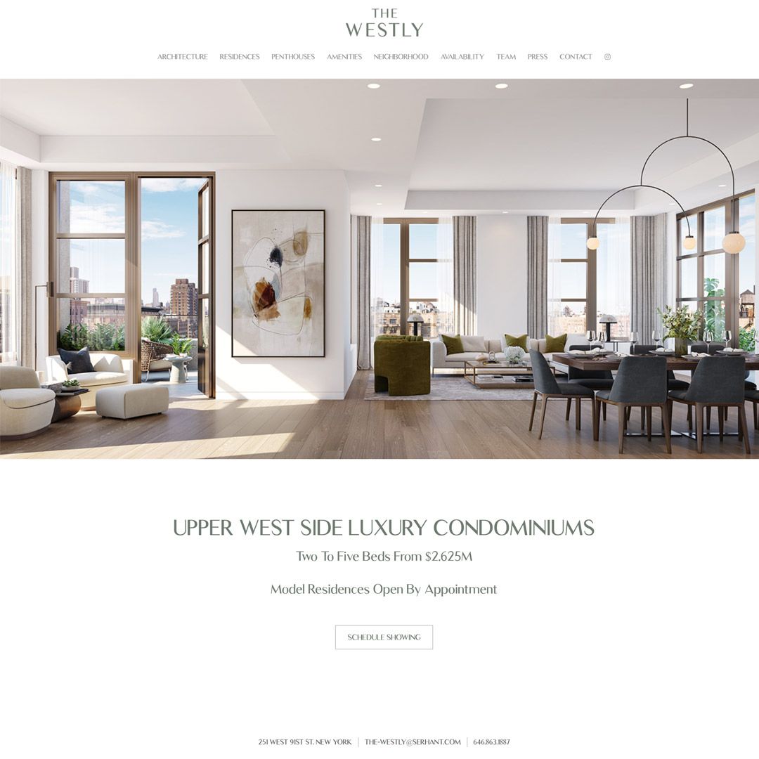 The Westly Web design case study