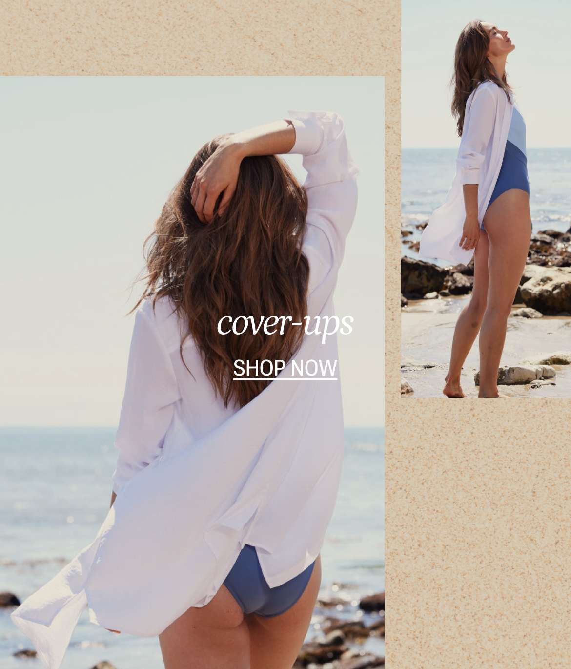 Model in The Silky Luxe Cover-up