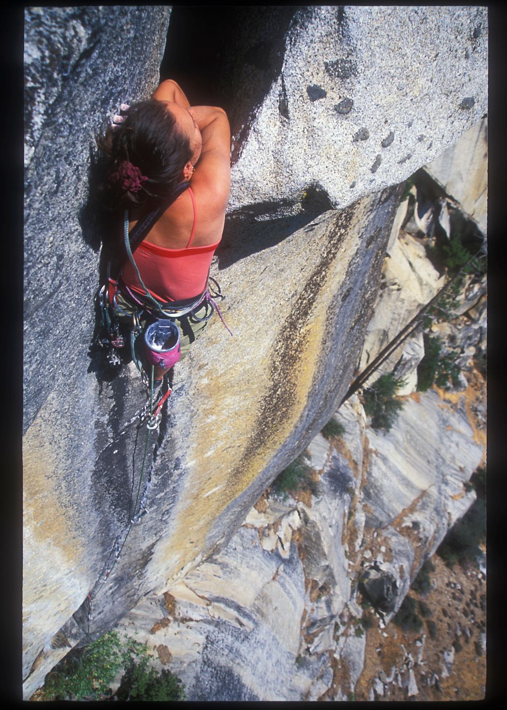 Tales of Power (2 of 3)
You rap in. Then you climb Tales, and then Separate Reality to get out. 
📷  Heinz Zak
