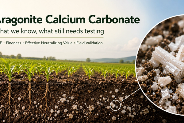 Aragonite Calcium Carbonate: Promising Soil Amendment or Still an Open Research Question?