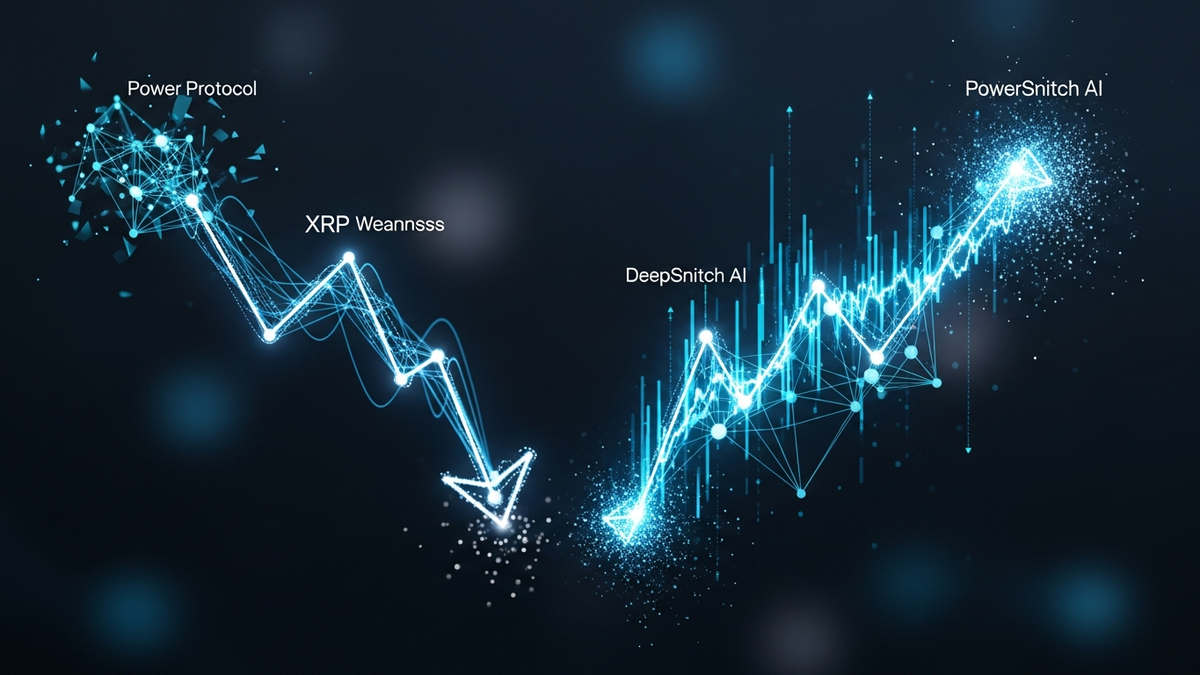 XRP Price News 2026 Reflects Weakness: Degens Back DeepSnitch AI For 100X Surge While Power Protocol Faces Correction