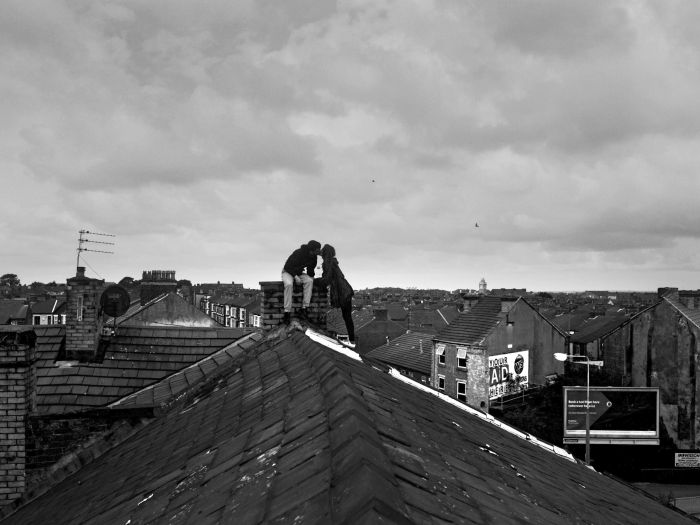 'Ethan and Chloe kissing on a roof top' by Toby Binder (Liverpool, United Kingdom)
