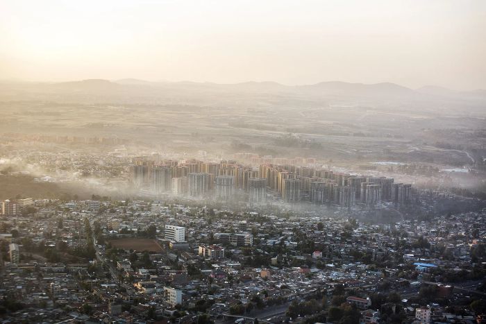 'The Rising Of A New Satellite' by Ana Nance (Addis Ababa, Ethiopia)