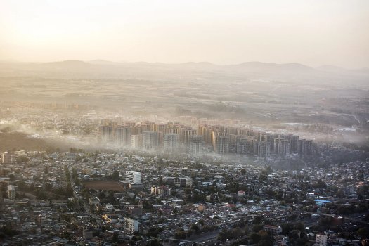 'The Rising Of A New Satellite' by Ana Nance (Addis Ababa, Ethiopia)