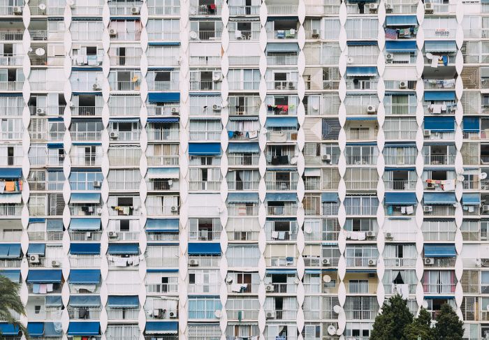 'Toldos azules en Benidorm' by Alberto Sen (Benidorm, Spain)