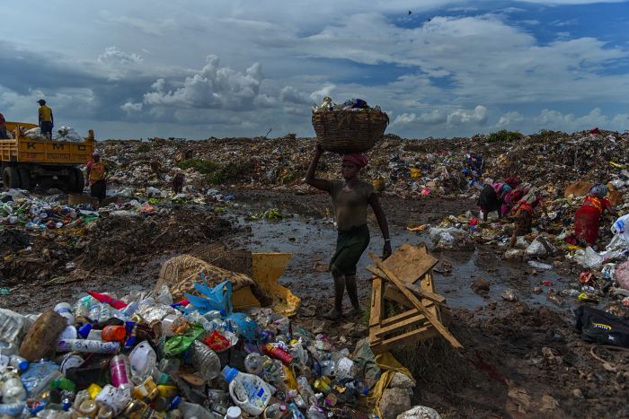 'Rag picker in the dumping ground' by Sanghamitra Sarkar (Kolkata, India)
