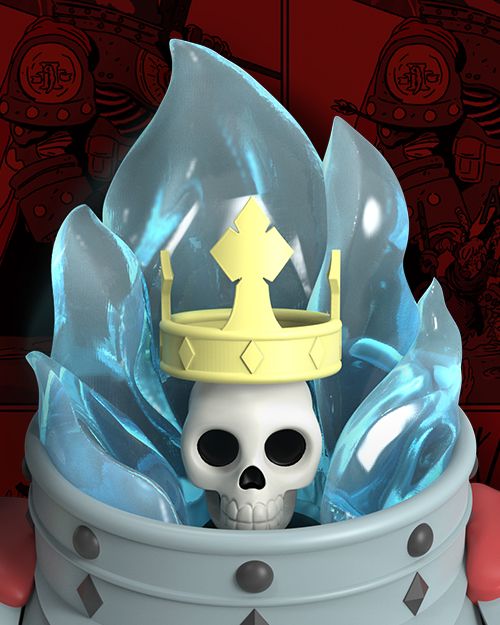 Crom BIRDKING フィギュア MIGHTY JAXX - BIRDKING - Bird King - BY CROM - Figure H25CM