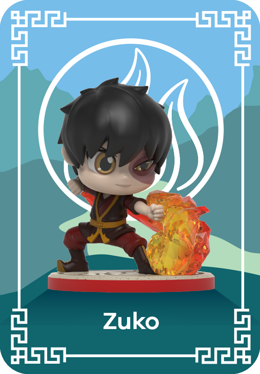 Mighty Jaxx Avatar The Last Airbender Kwistal Fwenz – Mystery Box Personaggio Casuale Con NFC