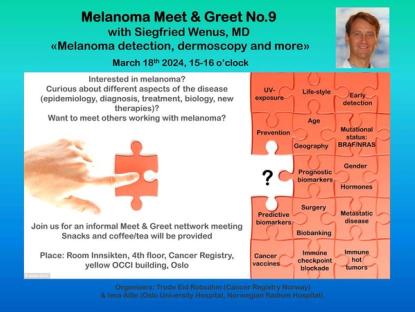 Invitasjon til Melanoma Meet & Greet No.9