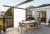 Roof terrace with timber batten and opaque perspex screening