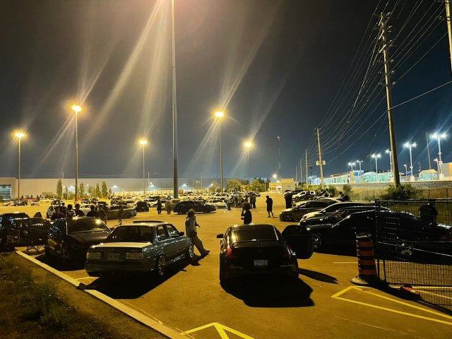 Cars gathered at the first FORRONE meet
